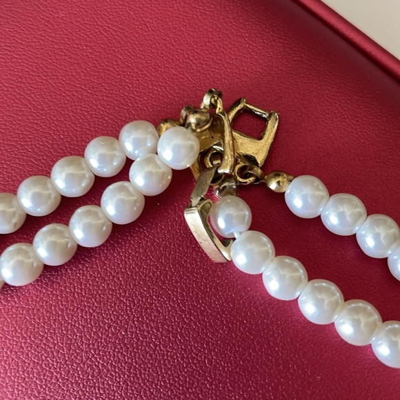 Beautiful TwoPearl Strands Choker. - Picture 7 of 11